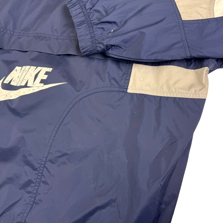 Vintage Nike 90's Premier Full-Zip Track Jacket Navy
