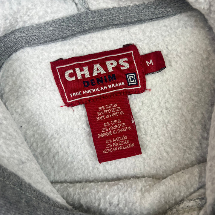 Chaps Denim Hooded Sweatshirt Grey