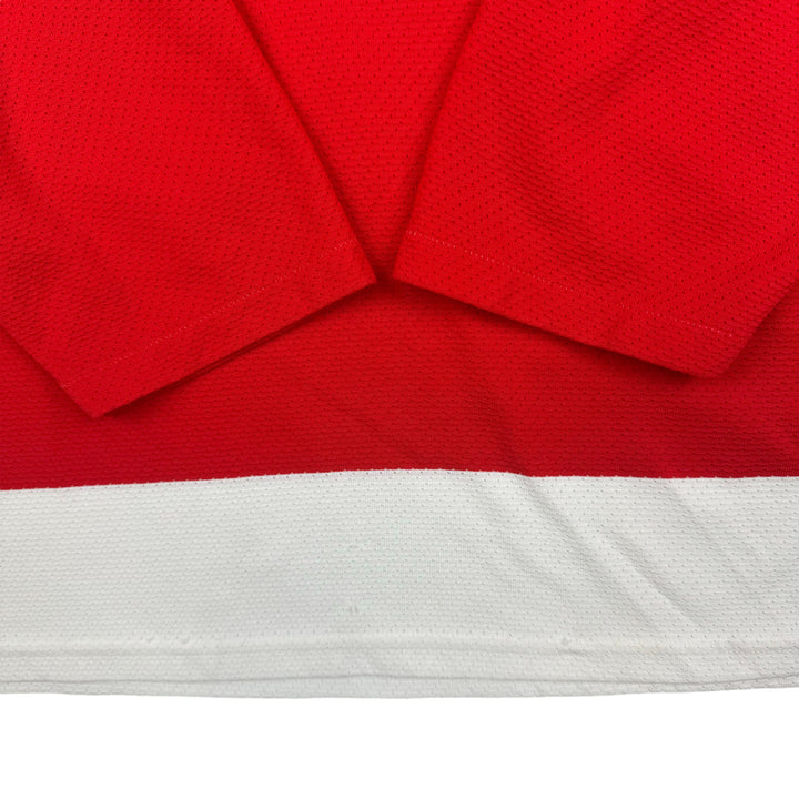 Vintage NHL Detroit Red Wings Fedorov 91 Hockey Jersey Red Rare