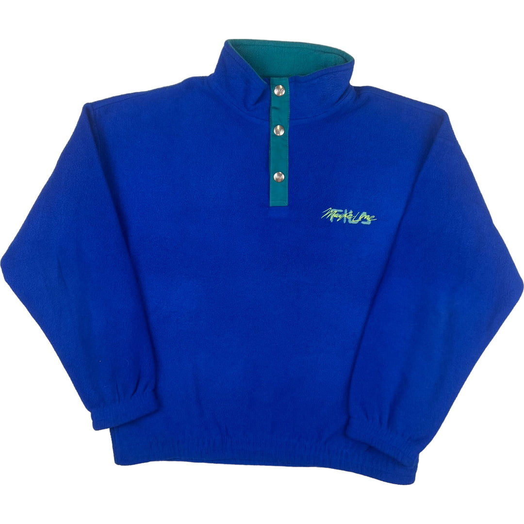Vintage 90's Fila Quarter-Zip Fleece Blue