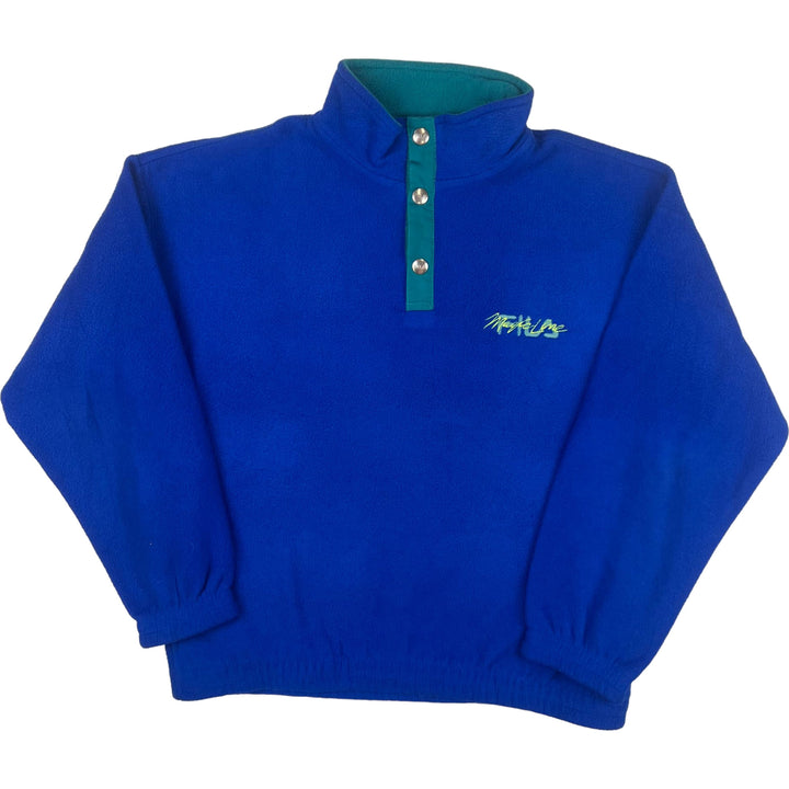 Vintage 90's Fila Quarter-Zip Fleece Blue