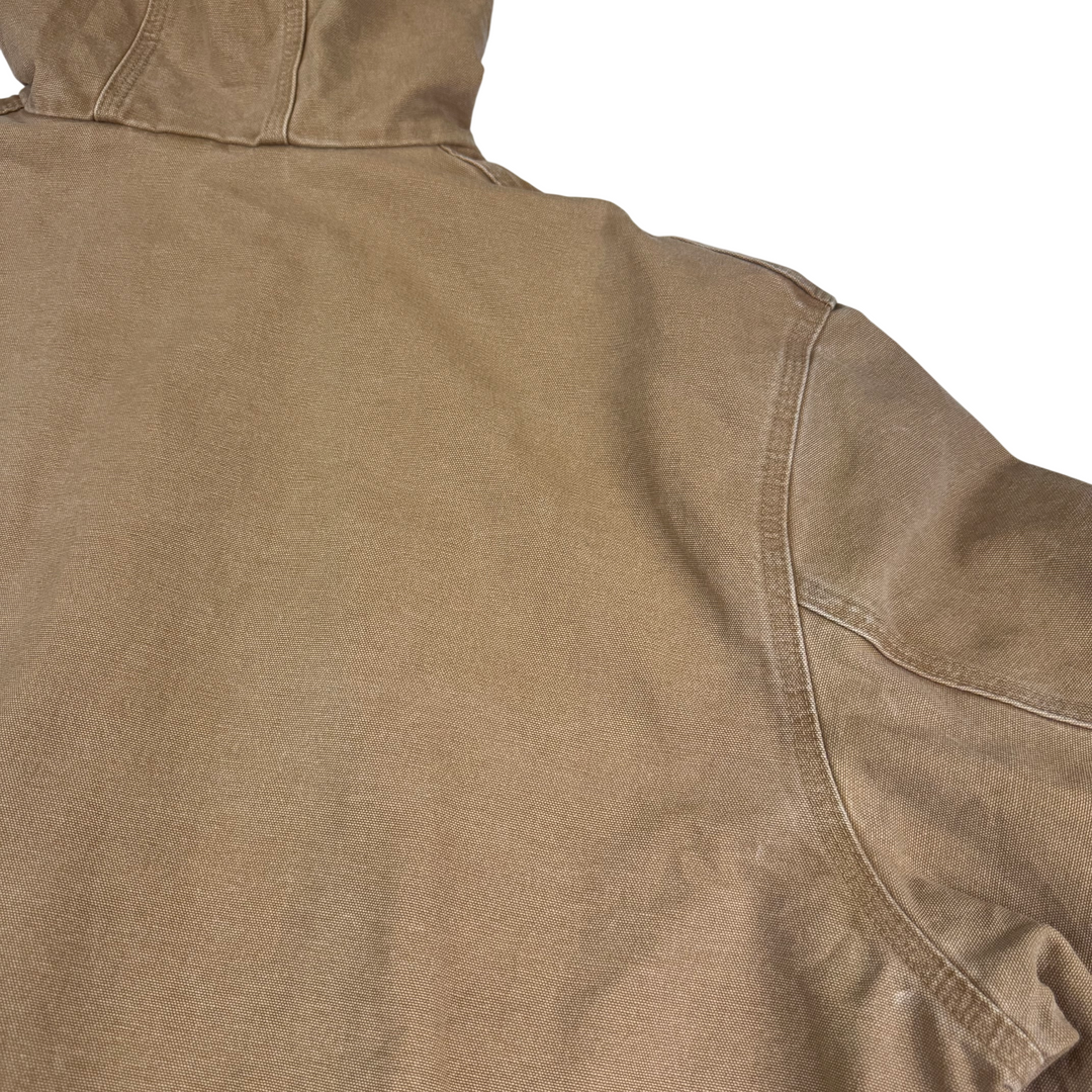 Carhartt Active Full-Zip Workwear Hooded Jacket Brown J28 CML