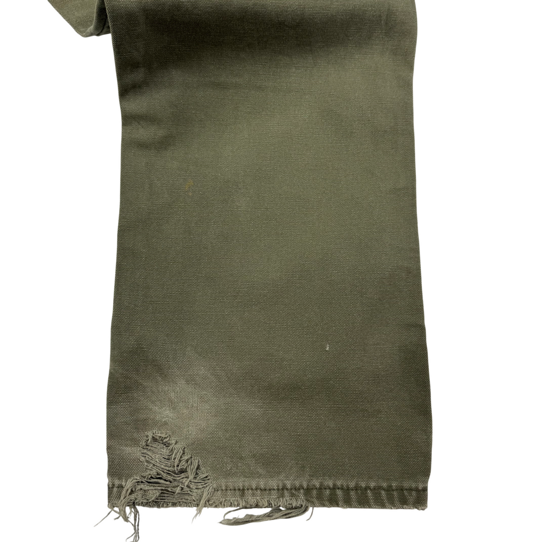 Dickies Carpenter Workwear Trousers Green Distressed