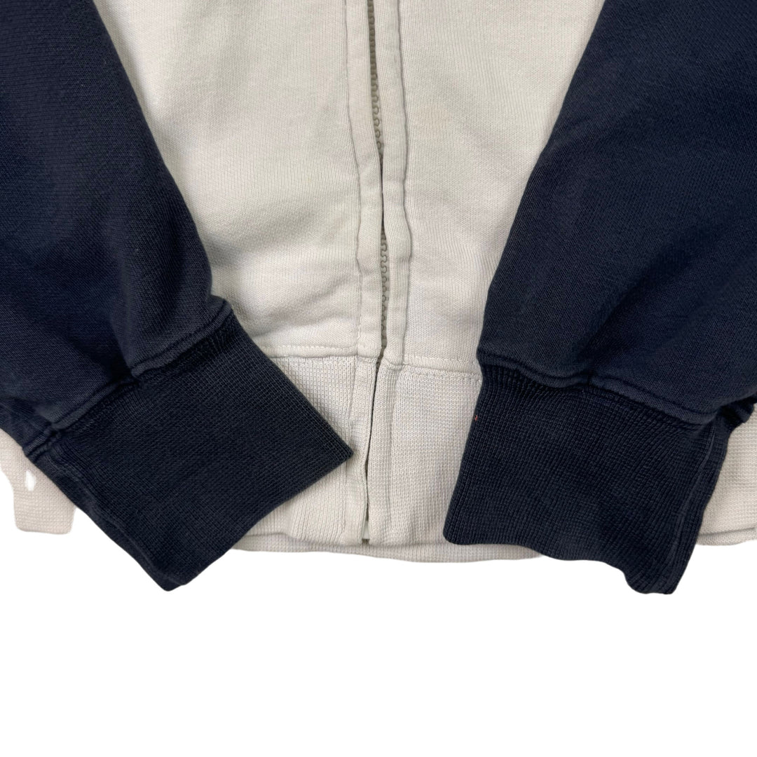 Champion Full-Zip Sweatshirt Navy White Grey