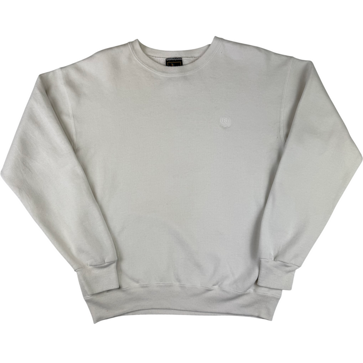 Vintage USA Olympic Crewneck Sweatshirt White