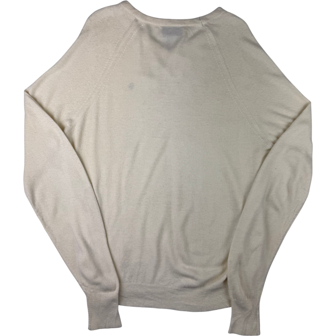 Christian Dior 90's V-Neck Knitwear Cream