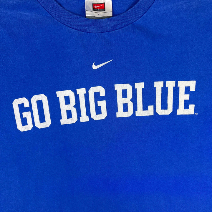Nike 90's University of Kentucky Go Big Blue Graphic T-shirt Blue