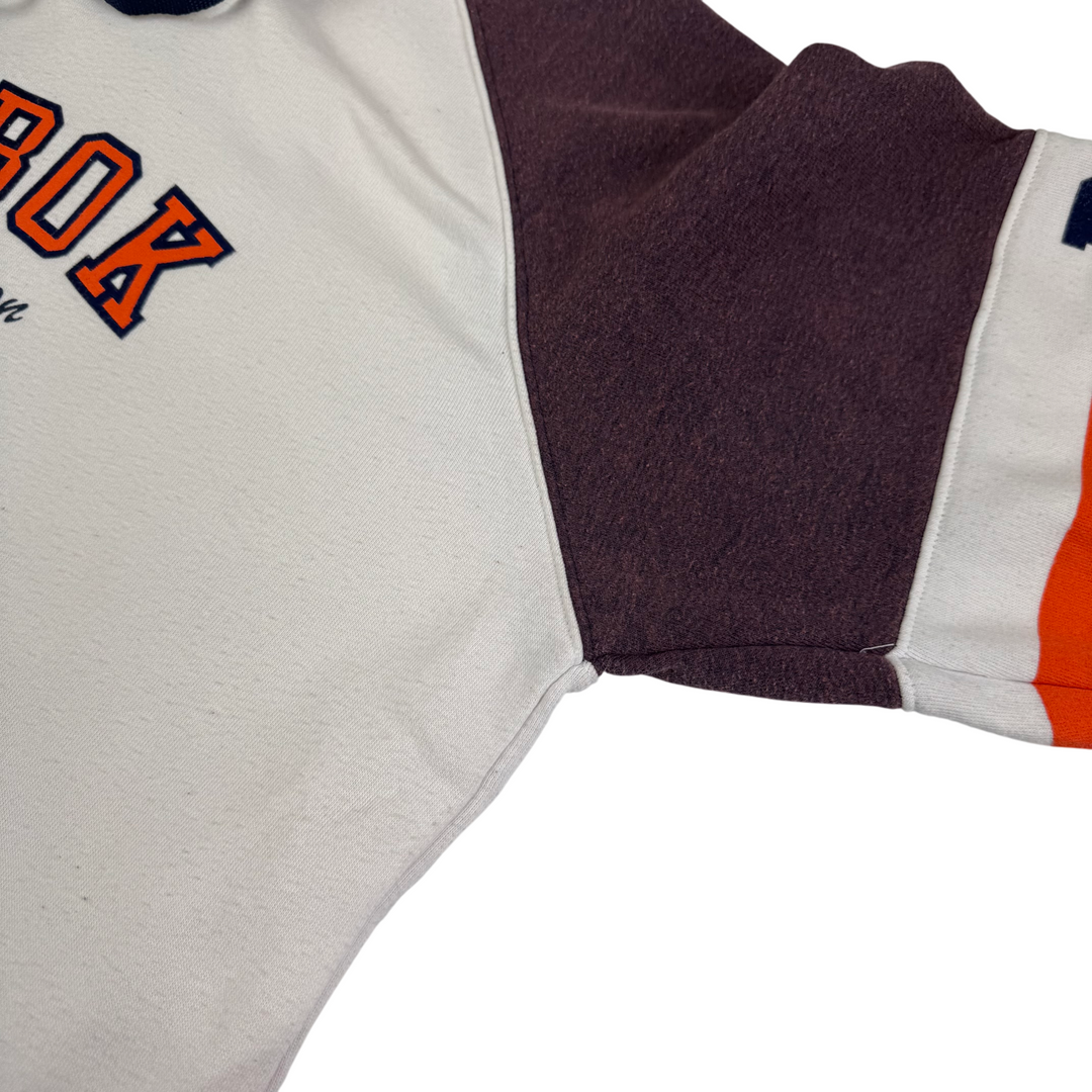 Reebok 90's South Compton Graphic Pullover Hoodie White Purple
