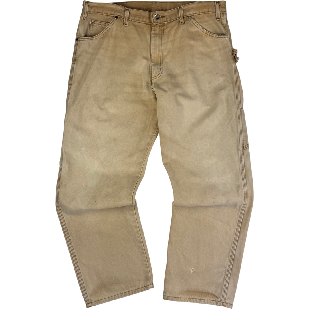 Dickies Workwear Carpenter Trousers Brown