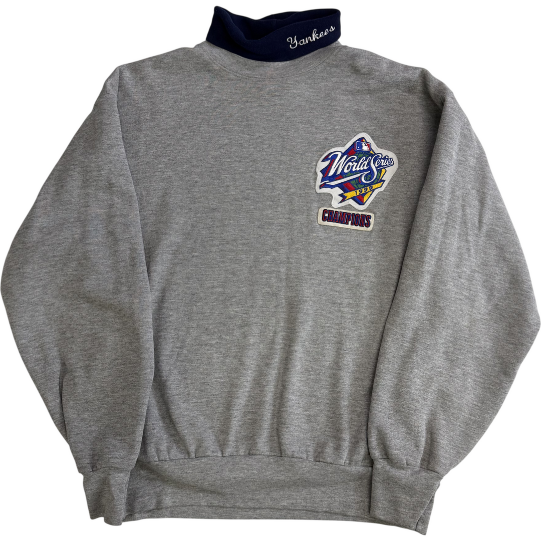 Vintage Majestic New York Yankees 1999 World Series Champions Sweatshirt Grey