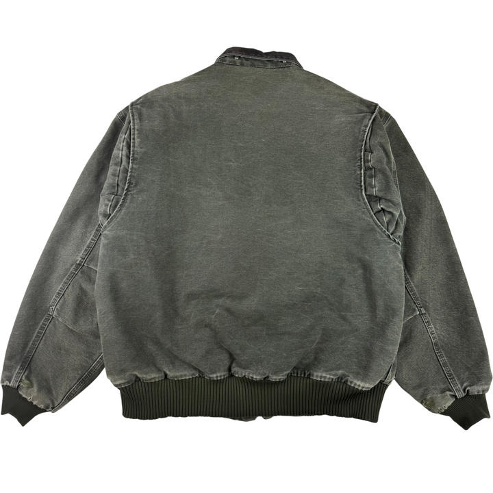 Vintage Carhartt Full-Zip Workwear Jacket Faded Green J165 MOS