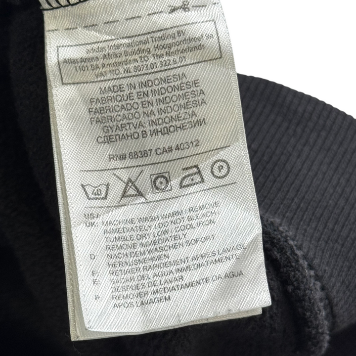 Adidas 00's Pullover Hoodie Embroidered Logo Black Red