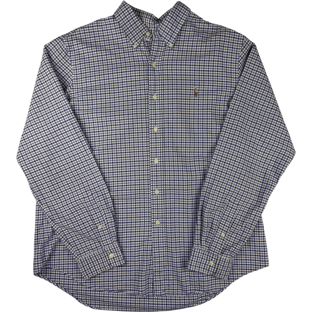 Ralph Lauren Check Long Sleeve Shirt Blue