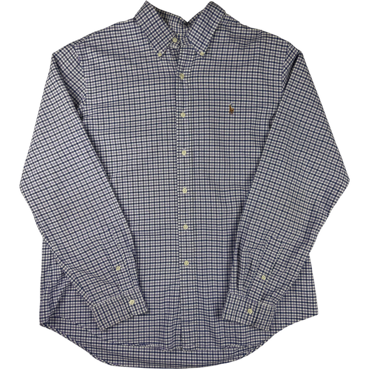Ralph Lauren Check Long Sleeve Shirt Blue