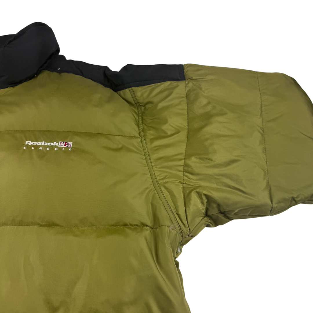 Reebok Classic Full-Zip Puffer Jacket Green
