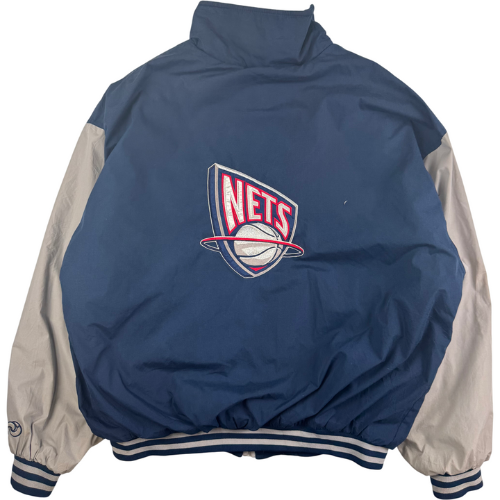 Vintage NBA New Jersey Nets Unique Sports Generation Reversible Jacket Navy
