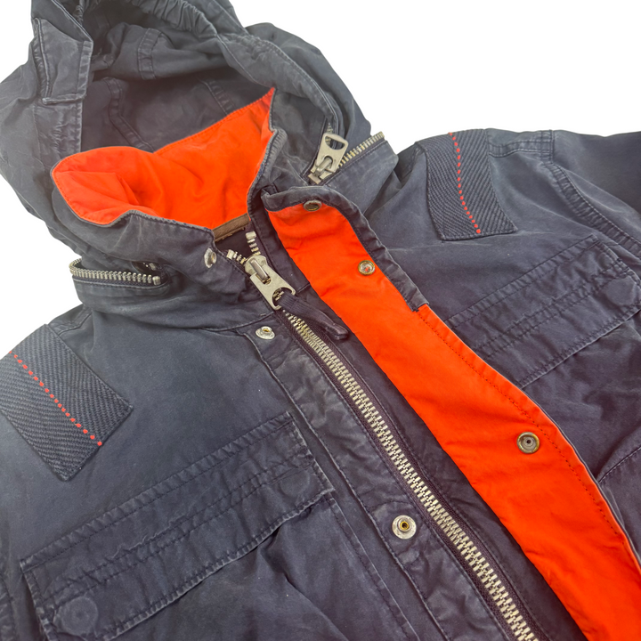 Vintage Polo Ralph Lauren  1st US-RL Reconnaissance Company Navy Orange