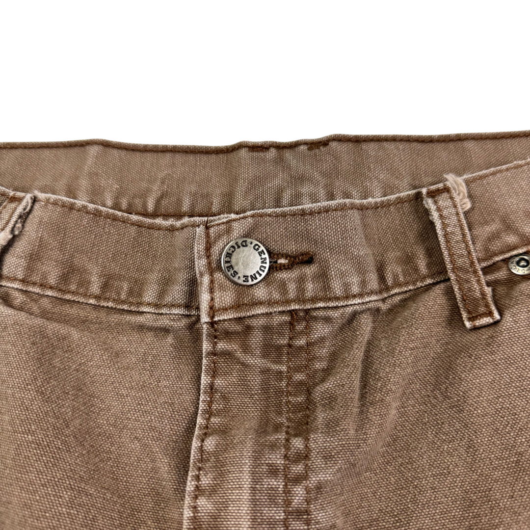 Dickies Carpenter Workwear Trousers Brown