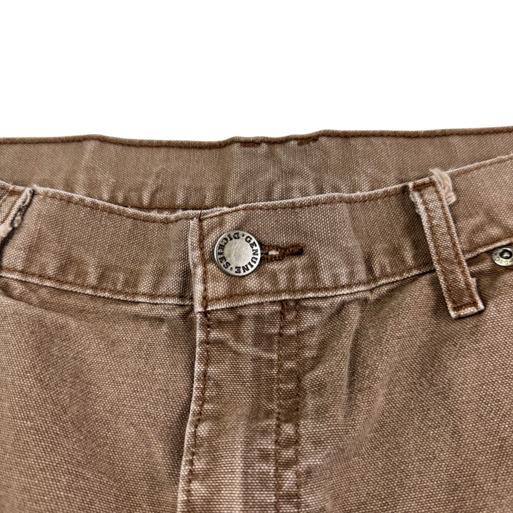 Dickies Carpenter Workwear Trousers Brown