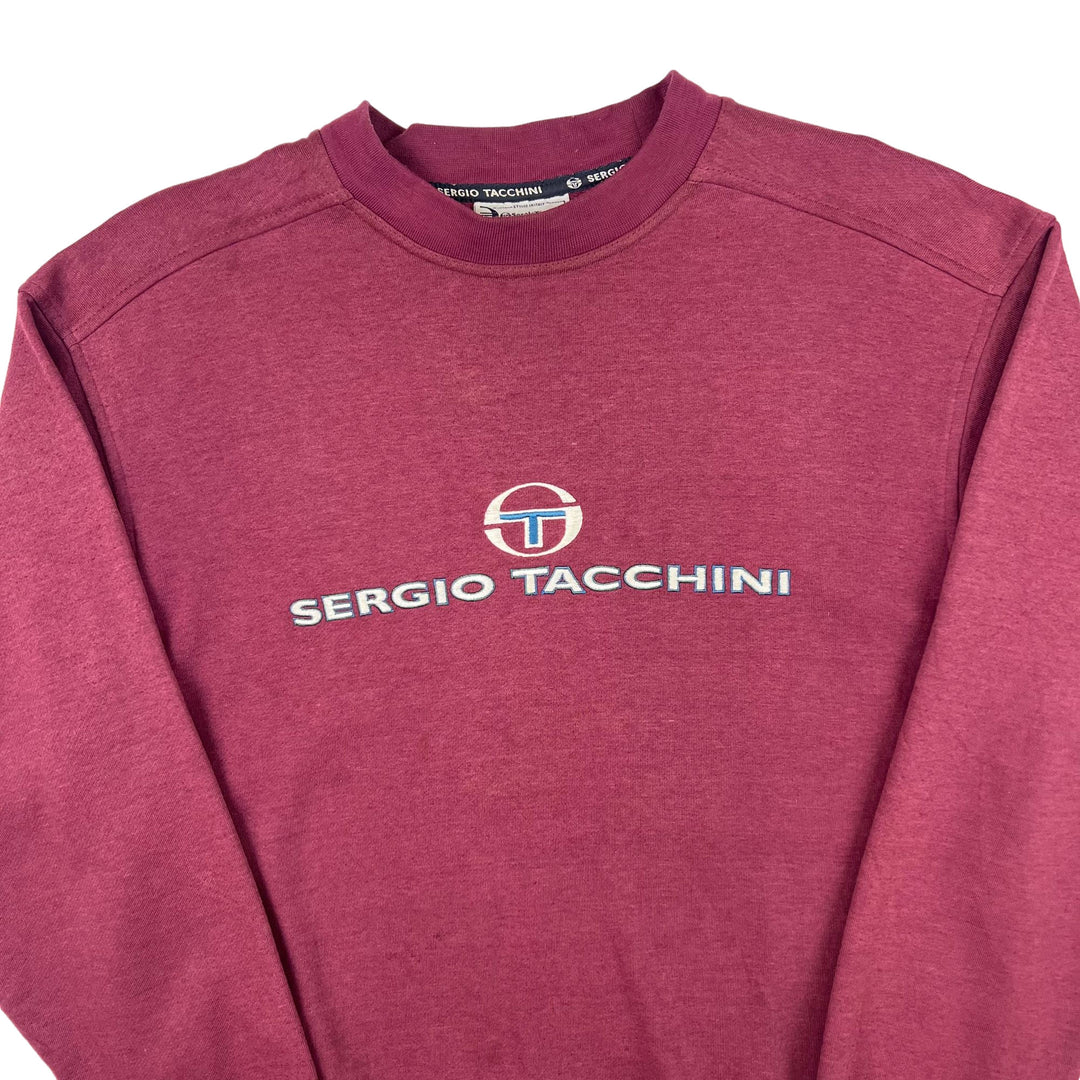 Sergio Tacchini Embroidered Logo Sweatshirt Maroon