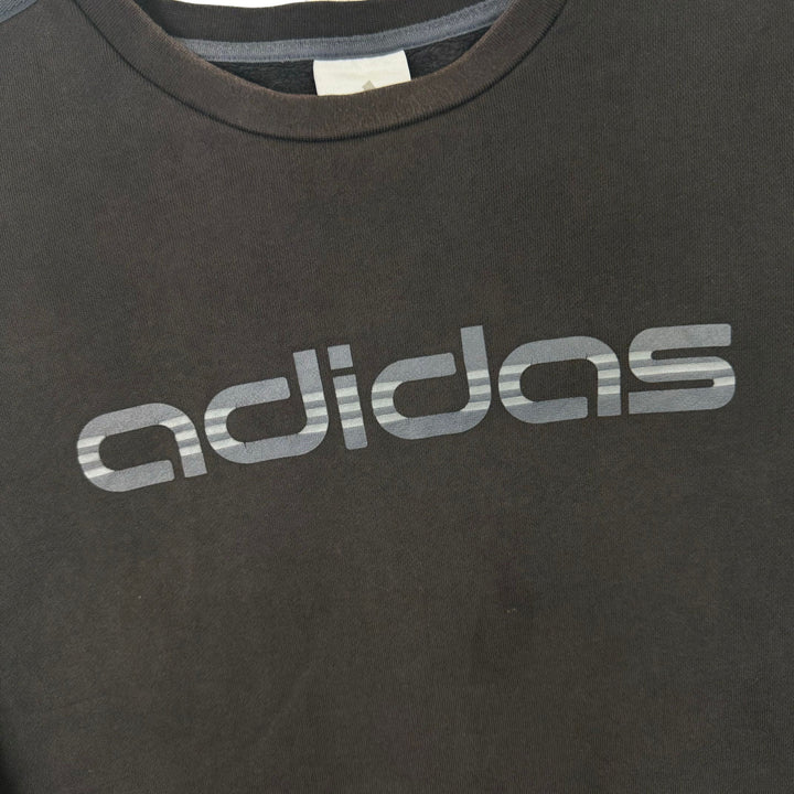 Adidas Spell Out Logo Sweatshirt Black
