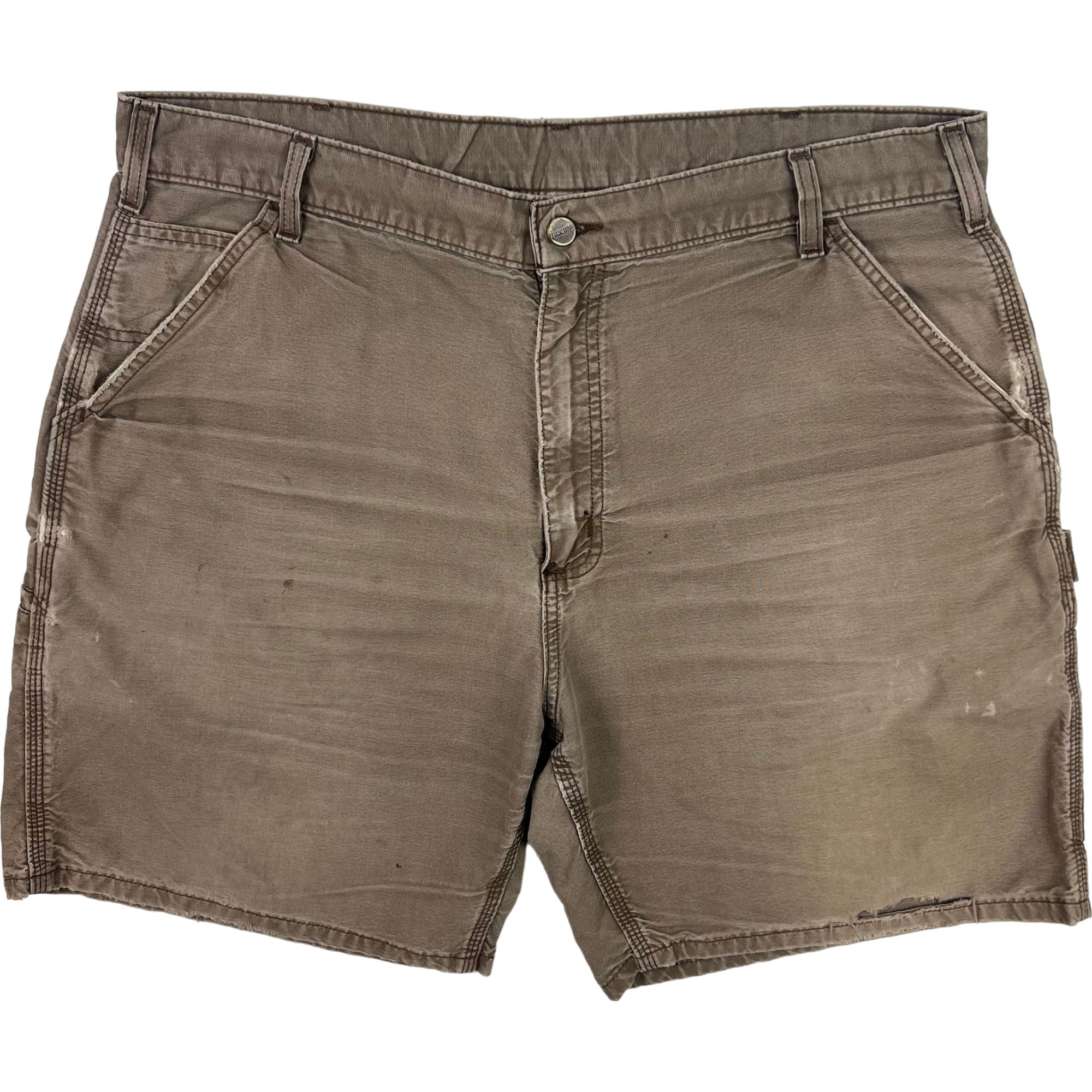 Vintage Carhartt Carpenter Faded Brown Workwear Shorts B144 LBB
