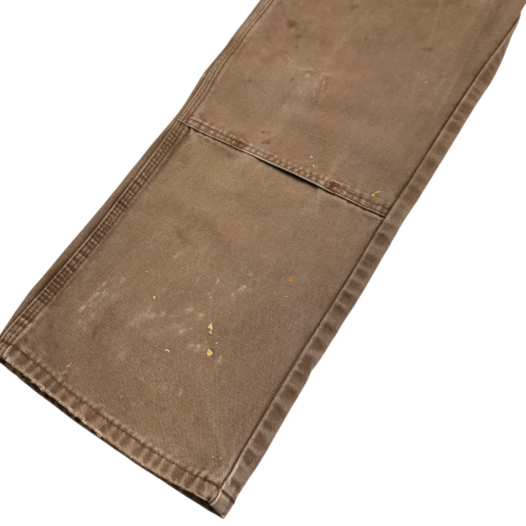 Dickies Double Knee Carpenter Workwear Trousers Brown