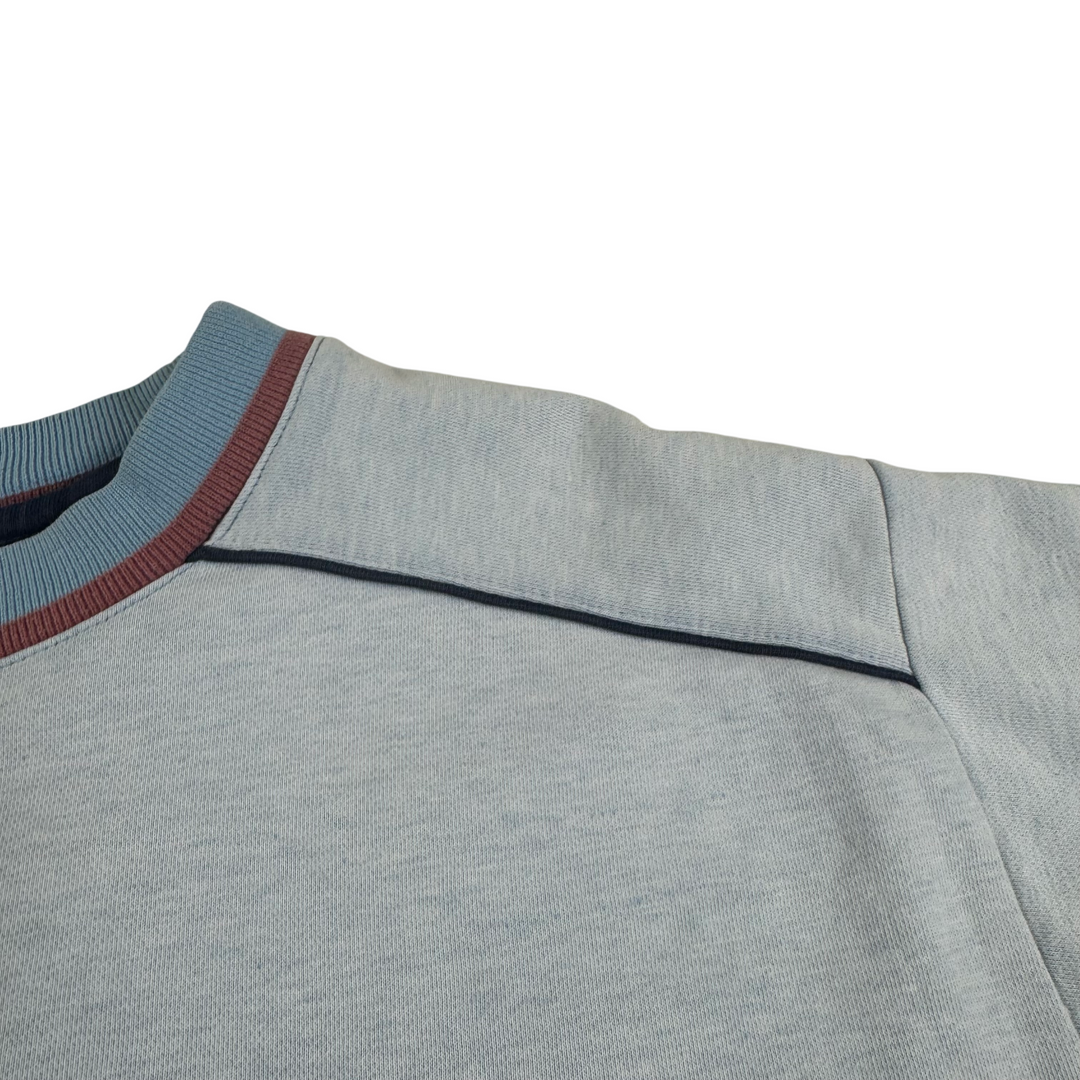 Nike 00's Athletica Swoosh Logo Sweatshirt Blue
