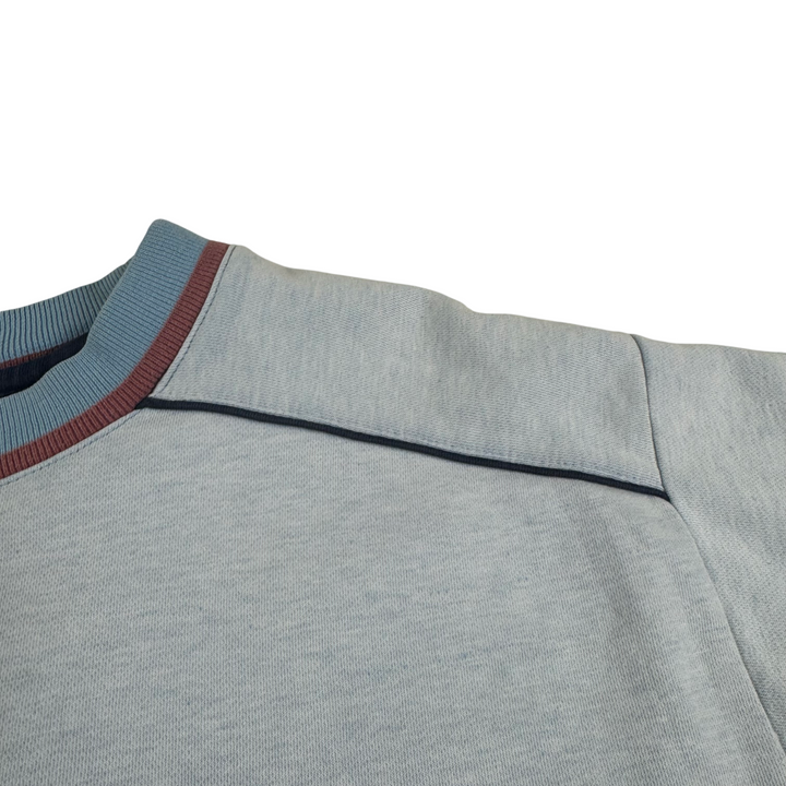 Nike 00's Athletica Swoosh Logo Sweatshirt Blue