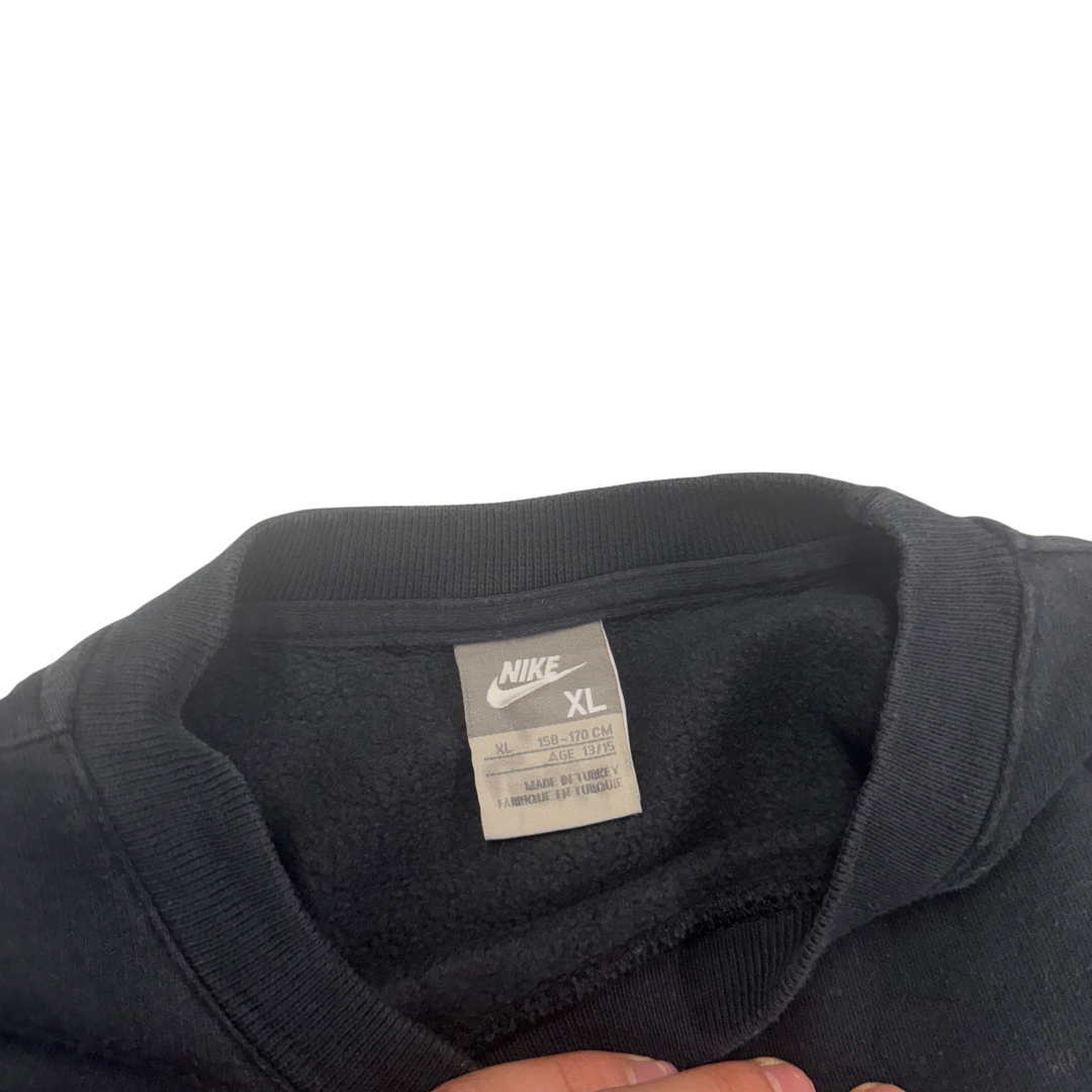 Nike 00s Embroidered Sweatshirt Black