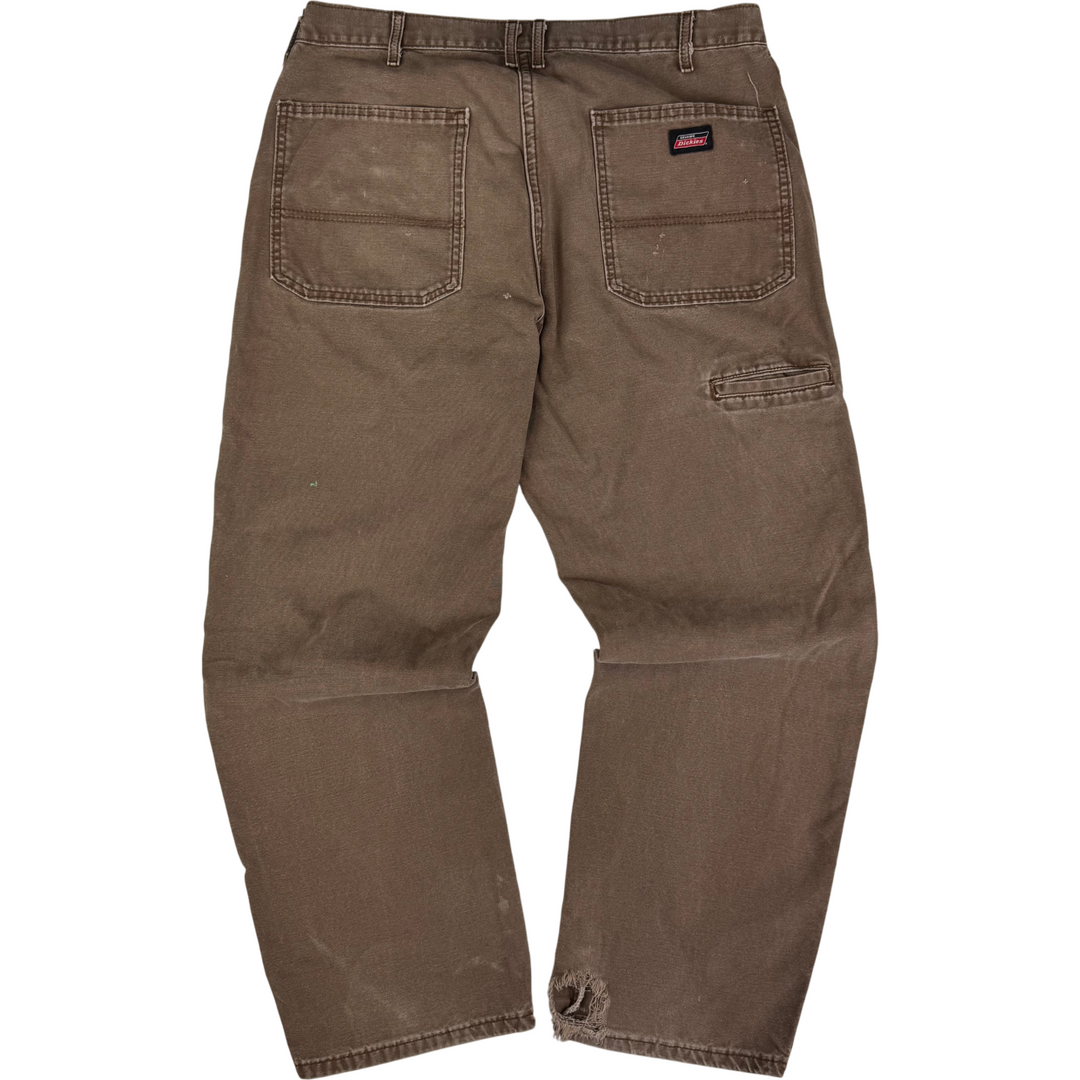Dickies Carpenter Workwear Trousers Brown