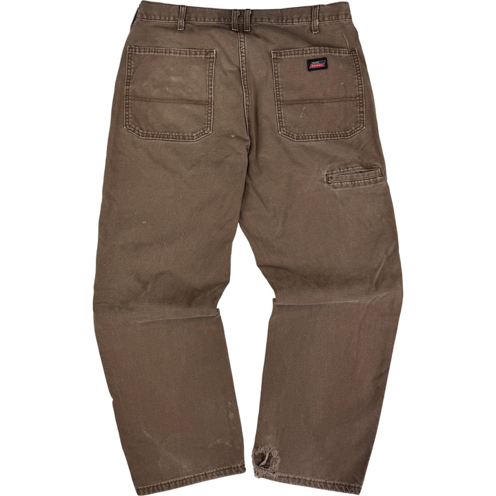 Dickies Carpenter Workwear Trousers Brown
