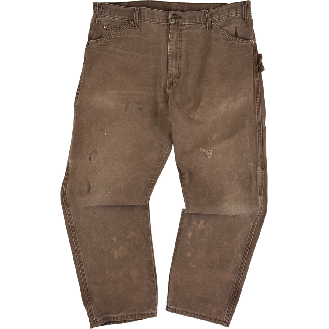 Dickies Workwear Carpenter Trousers Brown