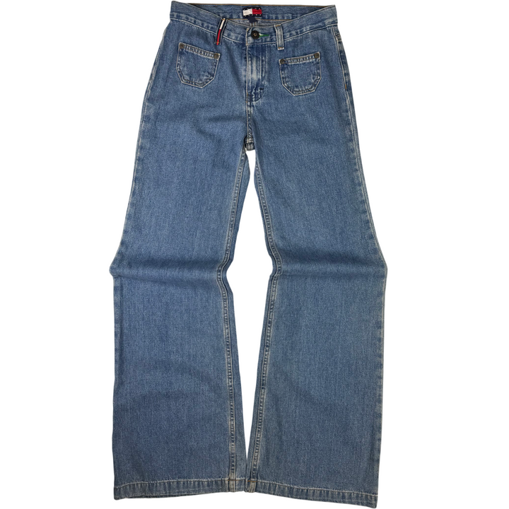 Vintage Tommy Jeans 90's Wide Leg Denim Jeans Blue