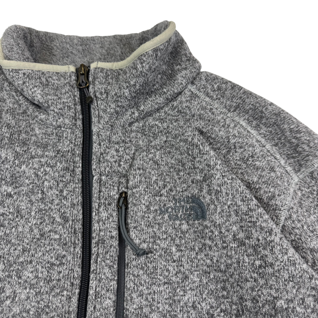 The North Face Full-Zip Fleece Jacket Grey