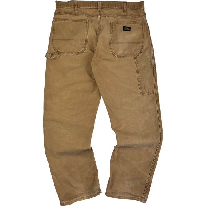 Dickies Carpenter Workwear Trousers Brown