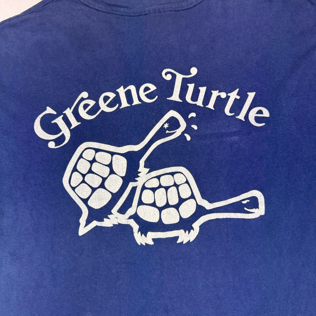 Vintage Hanes Greene Turtle Ocean City Single Stitch T-Shirt Navy