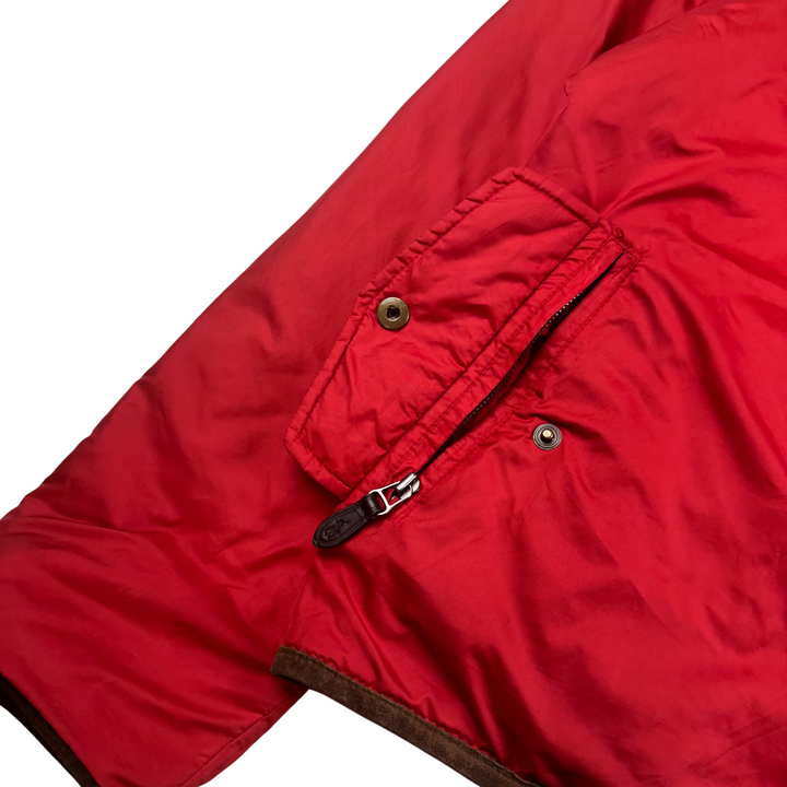 Vintage Polo Ralph Lauren Reversible Quilted Jacket Navy Red