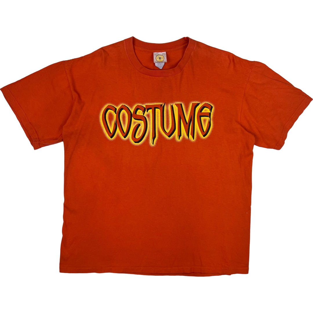 Vintage Costume Single Stitch Graphic T-Shirt Orange