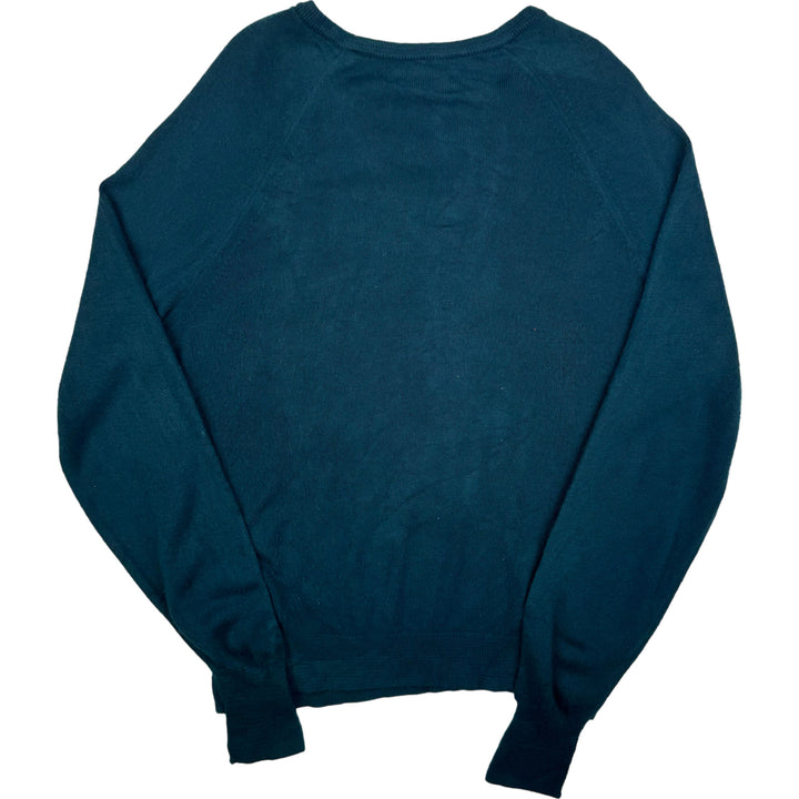 Christian Dior Monsieur V-Neck Knit Sweater Green