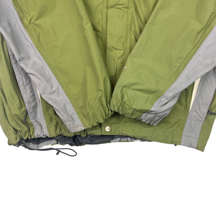 The North Face Hooded Hyvent Jacket Green Grey