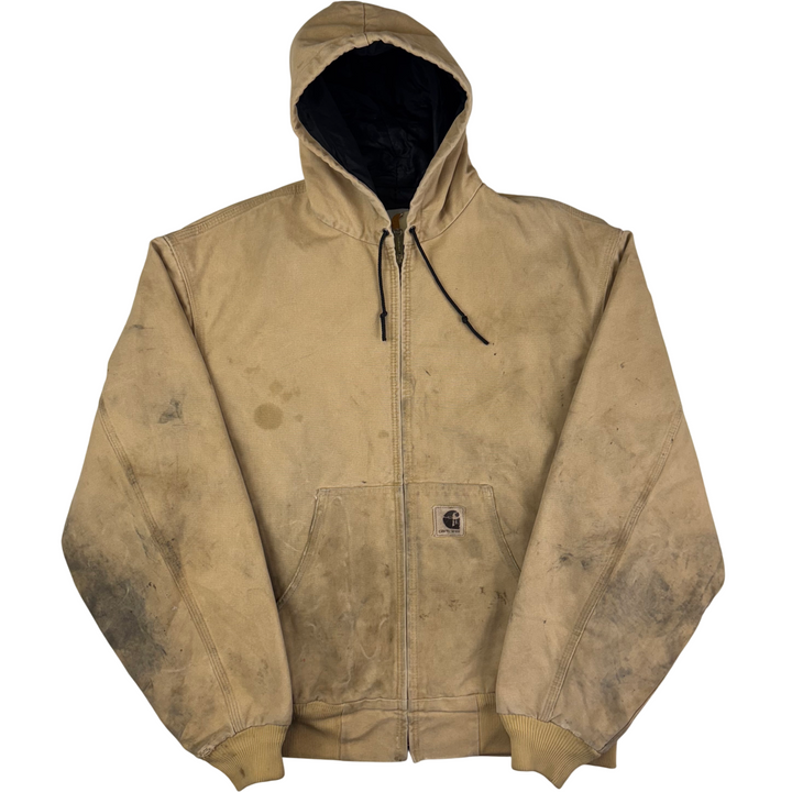 Carhartt Active Full-Zip Workwear Jacket Beige J06 WET