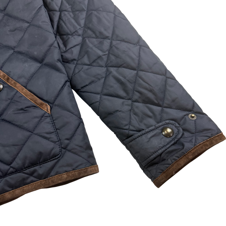 Vintage Polo Ralph Lauren Reversible Quilted Jacket Navy Red