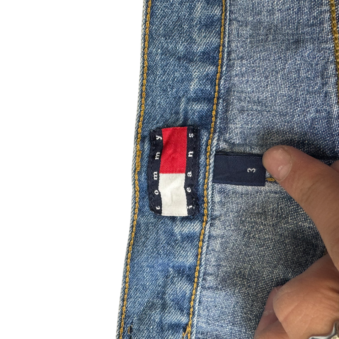 Vintage Tommy Jeans 90's Wide Leg Denim Jeans Blue
