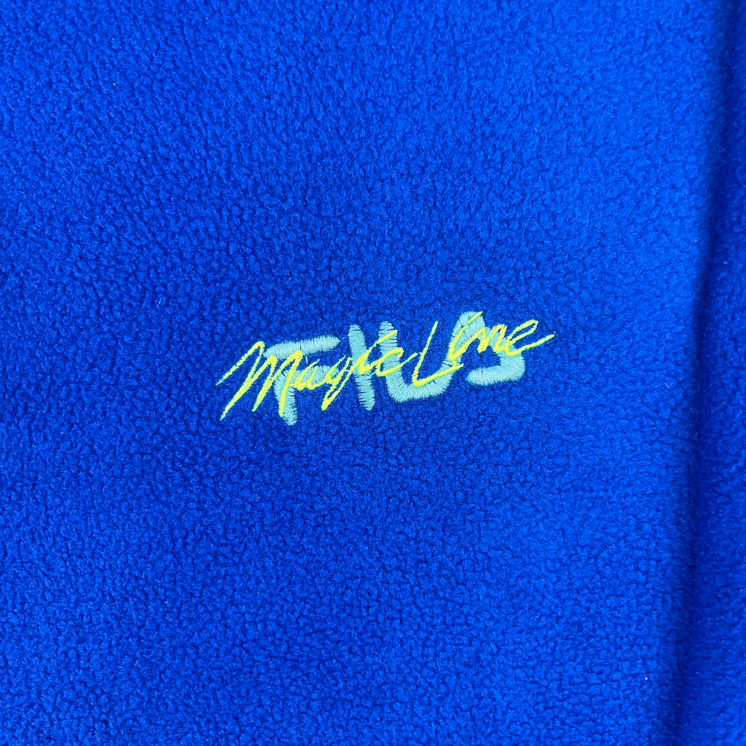 Vintage 90's Fila Quarter-Zip Fleece Blue