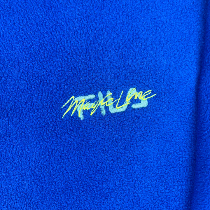 Vintage 90's Fila Quarter-Zip Fleece Blue
