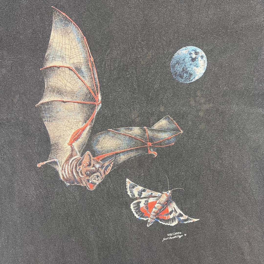 Hanes Bat & Moth Graphic T-shirt Black