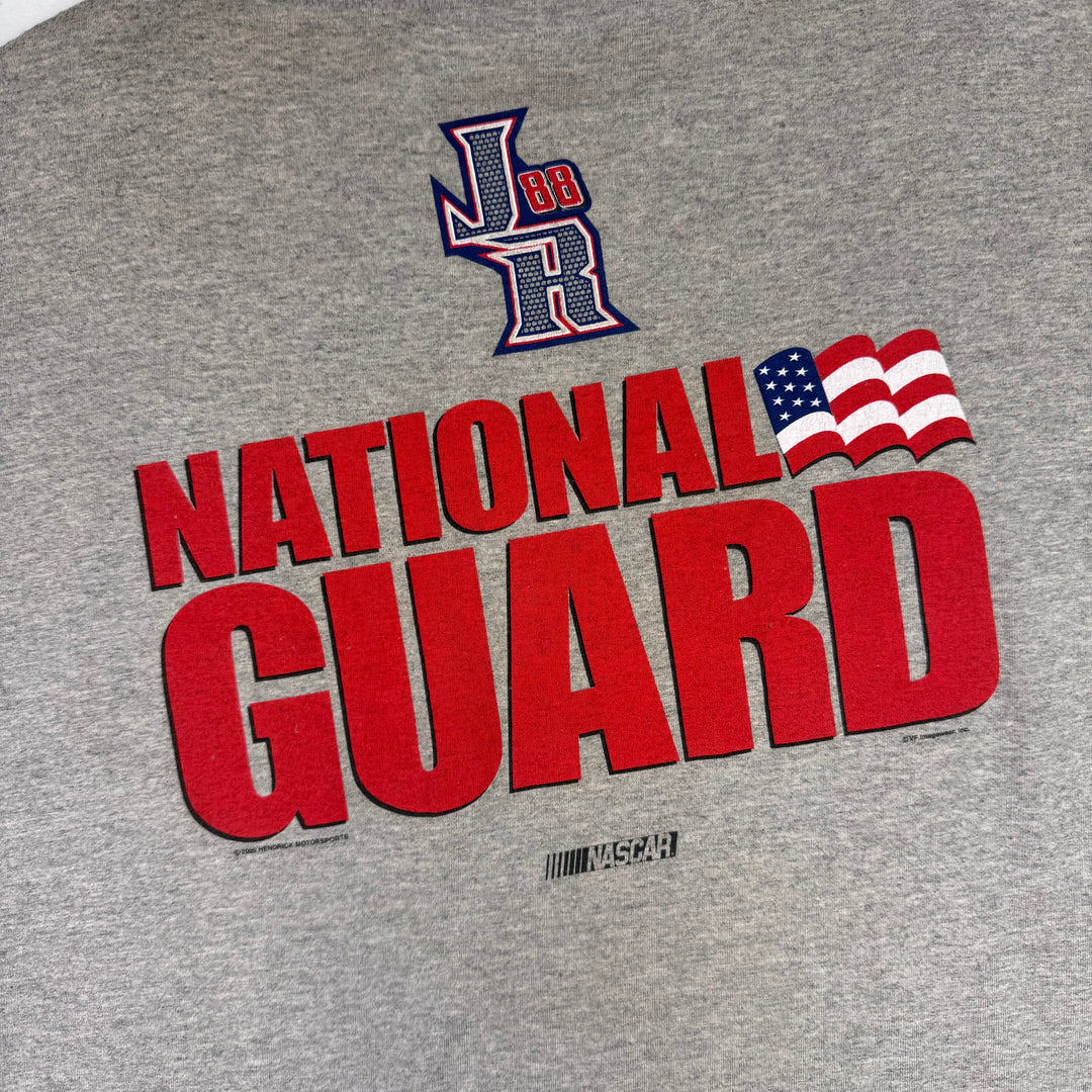 NASCAR Dale Jr National Guard 2009 Graphic T-shirt Grey