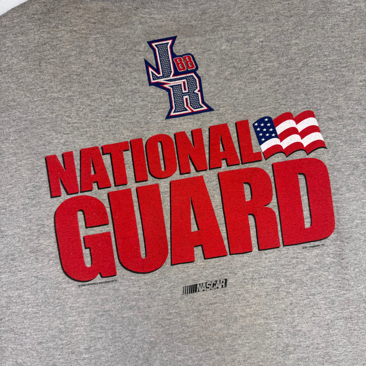 NASCAR Dale Jr National Guard 2009 Graphic T-shirt Grey