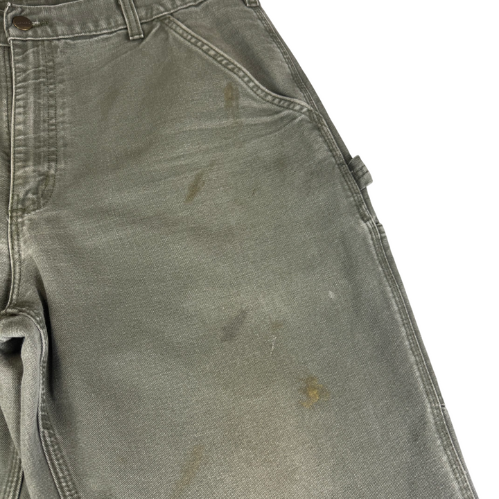 Carhartt Carpenter Dungaree Fit Workwear Trousers Green